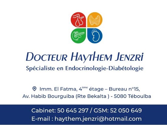 Dr Haythem Jenzri / endocrinologie et diabétologie Teboulba