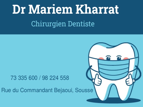 chirurgien dentiste à Sousse Dr Mariem Kharrat